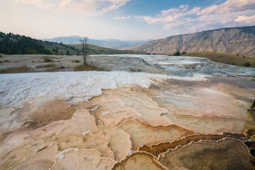 Mammoth Hot Springs / When planning a trip to Yellowstone, be sure to stop here