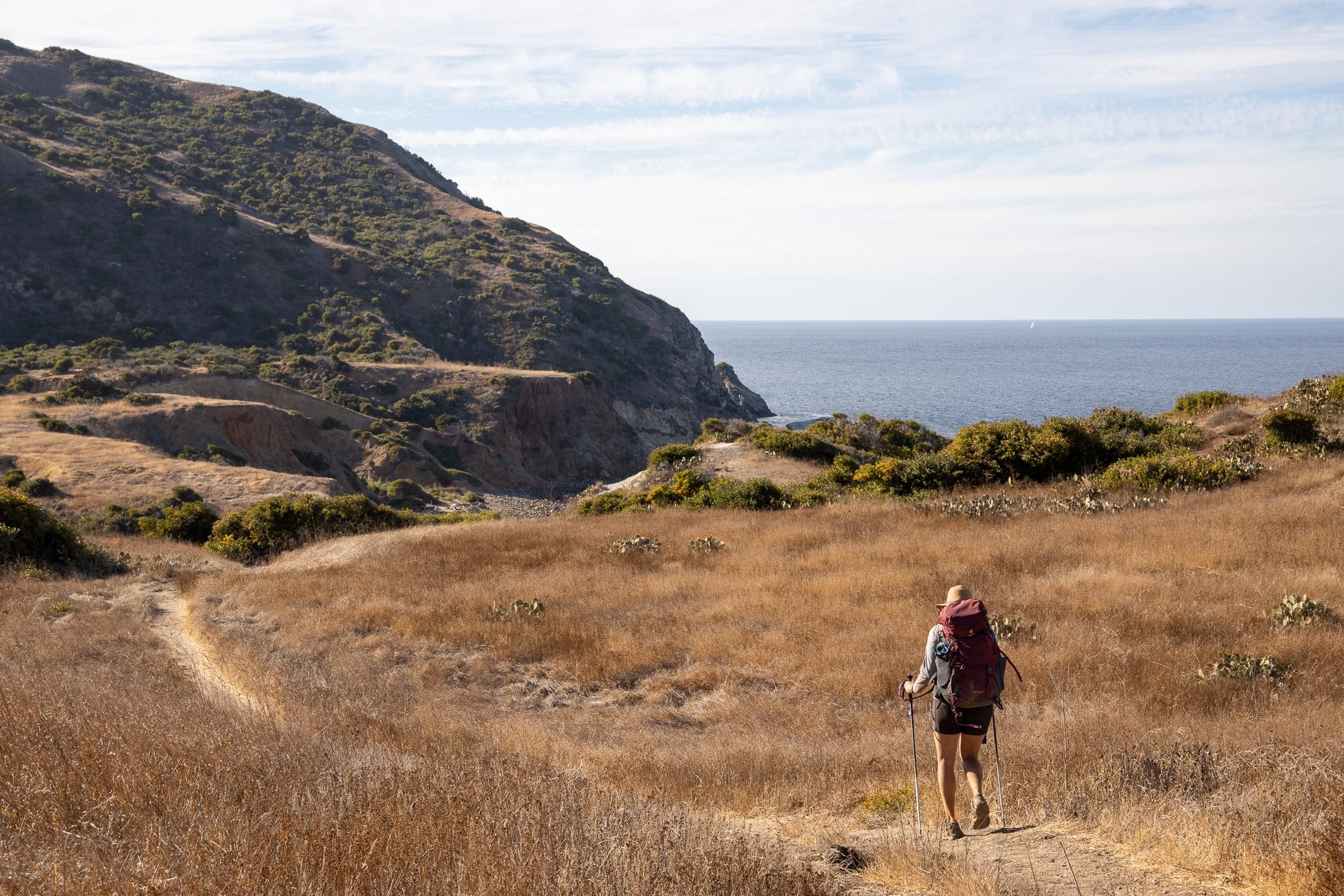 Plan a backpacking trip on the Trans-Catalina Trail on Catalina Island with this trail guide with tips on the best campsites, water availability, gear & more