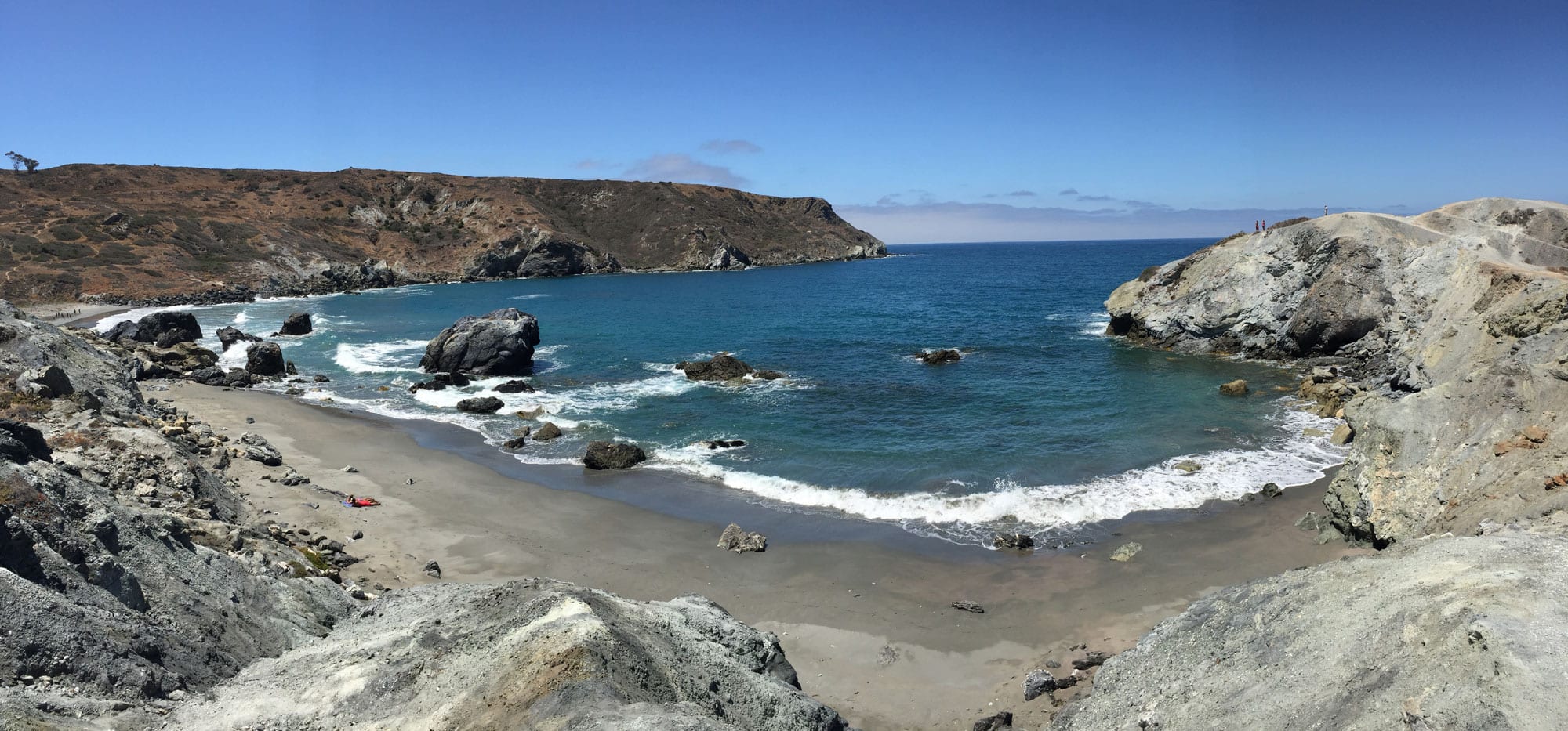 Shark Harbor on Catalina Island / Plan a backpacking trip on the Trans-Catalina Trail on Catalina Island with this trail guide with tips on the best campsites, water availability, gear & more