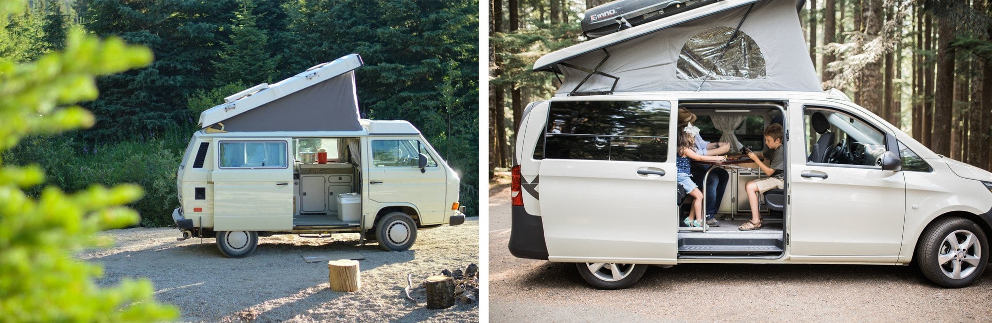 Peace Van Rentals // Rent an adventure mobile from one of these camper van rental companies & choose from Sprinters, Vanagons, Ford Transits, Sportsmobiles & more!