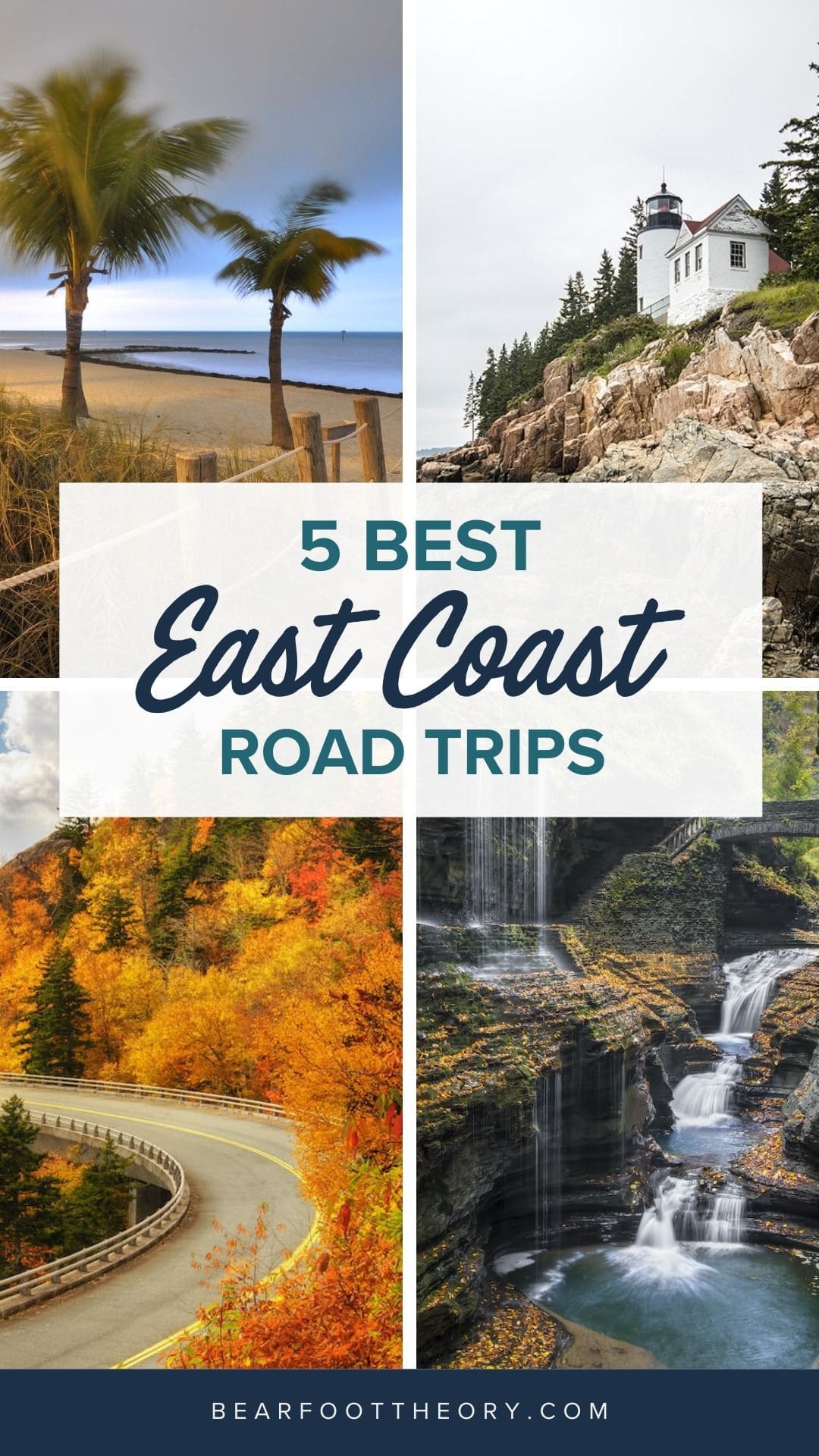 Explore the best of the East Coast with these 5 adventurous road trips from Maine to North Carolina to the Florida coast and more.