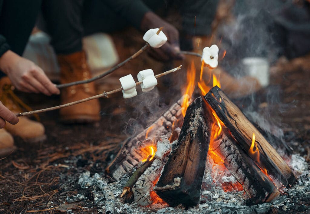 学习如何有一个安全的营火和不留痕迹在你的露营旅行中，无论你是烤玉米片还是用火取暖。