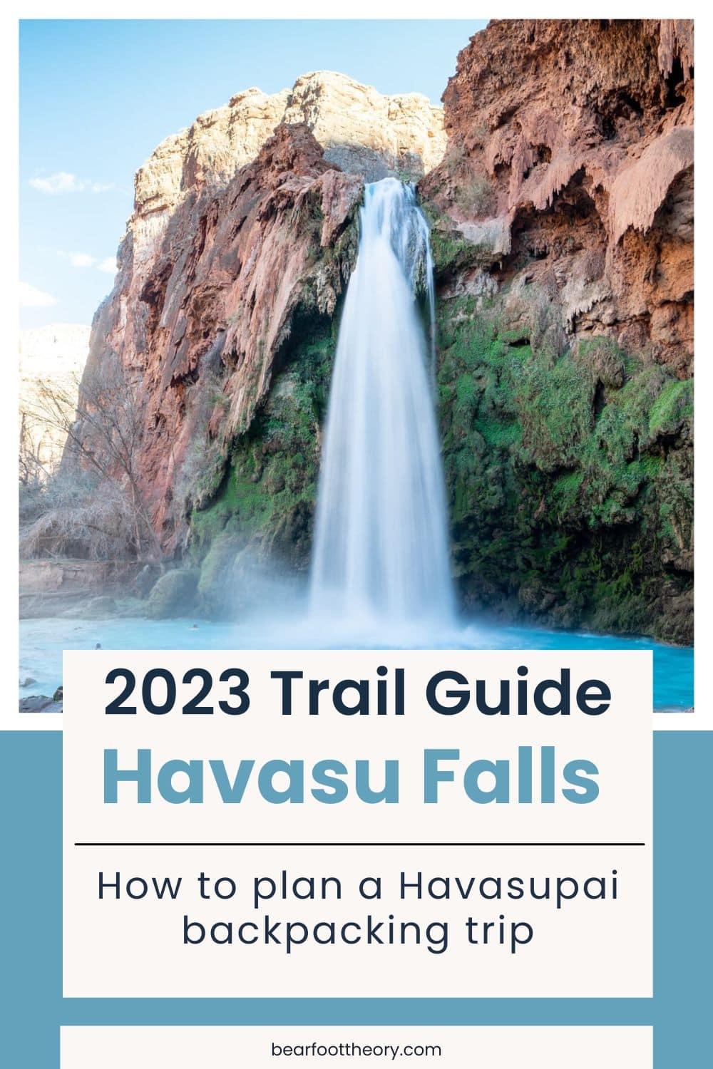 Learn everything you need to know about backpacking to Havasupai Falls (otherwise known as Havasu Falls). This trail guide has details on the permit process, the campground, how to hike to all 5 amazing waterfalls, and what gear to pack for this incredible adventure.