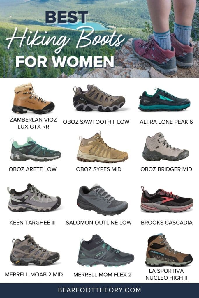 了解最好的女性登山靴和轻便登山鞋，了解如何选择最适合自己的登山鞋。